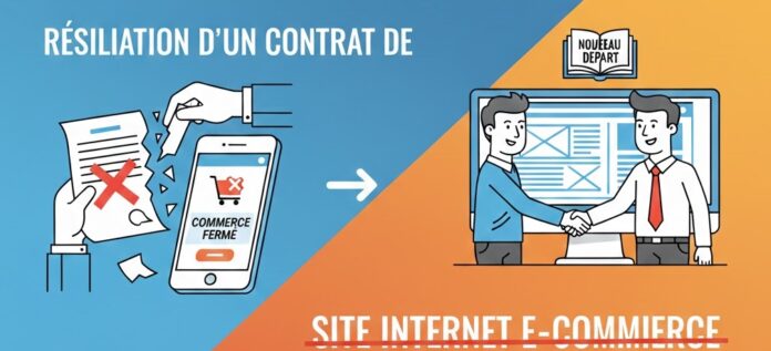 résiliattion contrat ecommerce